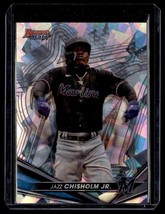 2022 Bowman Best Cracked Ice Jazz Chisholm Jr. Miami Marlins #70 - £1.43 GBP