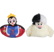 BarkBox Disney Villains Set Cruella &amp; Snow White Evil Queen Plush Dog Toys New S - £30.75 GBP