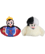 BarkBox Disney Villains Set Cruella &amp; Snow White Evil Queen Plush Dog To... - $731.38 MXN