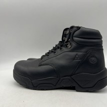 Hawx Mens Black Enforcer Lace-Up Work Boots Soft Toe WTL-7  Size 11 D - £47.51 GBP