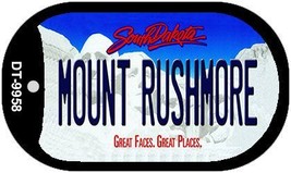 Mount Rushmore South Dakota Novelty Metal Dog Tag Necklace DT-9958 - £12.54 GBP