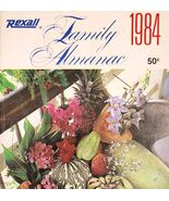 1984 Drapeau&#39;s Pharmacy Rexall Family Almanac Vintage Brunswick Maine E37A - €21,47 EUR