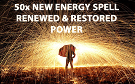 50X COVEN CAST NEW ENERGY RENEWAL RESTORED EMPOWERED ENERGY HIGH MAGICK  image 2