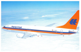 Hapag Lloyd Boeing 737 800 Airplane Postcard - £11.55 GBP
