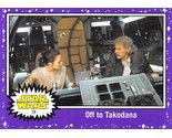 2017 Topps Star Wars Journey To The Last Jedi Purple #78 Off To Takodana... - £0.70 GBP