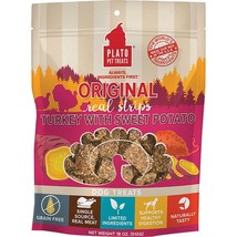 Plato Dog Strp Grain Free Turkey Sweet Potato 18oz. - £25.43 GBP