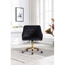Swivel Shell Chair for Living Room/Bed Room - Black - £119.93 GBP