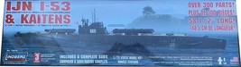 IJN I-53 Submarine with Kaiten Torpedoes 1:72 Scale Lindberg  Plastic Mo... - $285.24