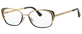 Caviar 2380 Eyeglasses Frames Women&#39;s Black Gold C24 Authentic New - $210.95