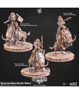 3D Printed Cast n Play Dwarf Boar-Steeler Riders Dwarven Legacy Set 28mm... - $202.28 MXN+