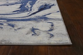 HomeRoots 352503 5 ft. 3 in. x 7 ft. 7 in. Polypropylene Blue Area Rug - £195.27 GBP