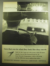 1958 Chrysler Corportation Ad - Cars that can do what they look like - $18.49