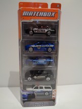 Matchbox Police cars 5 pack W5184 - £24.08 GBP