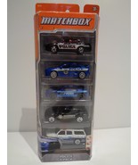 Matchbox Police cars 5 pack W5184 - $30.69