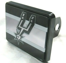 NBA San Antonio Spurs Laser Cut Trailer Hitch Cap Cover Universal Fit Wi... - £21.04 GBP