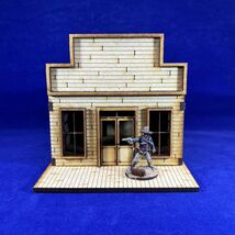 Western Shop v2a MDF Kit 28mm Terrain Old West Building Scenery - Choose... - $16.99