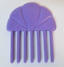Vintage Mattel HOT LOOKS Lavender Purple Hair Comb Doll Accessory   1980s - $6.00