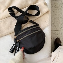 Fashion Women&#39;s Waist Bag High Capacity Waterproof Nylon Fanny Pack Bananka Bag  - £28.84 GBP