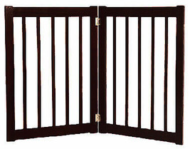 Dynamic Accents 42422 - 32 Inch 2 Panel Free Standing EZ Gate - Black - $145.37