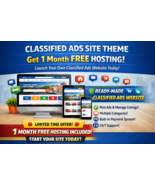 Internet  Craiglist Classifieds Business Website : Free Hosting &amp; Stream... - $69.29