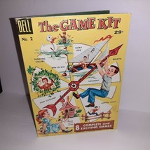 Vintage 50s DELL No.2 The GAME KIT Mini Board Games Crafts Scrap Fun Graphics - £7.84 GBP
