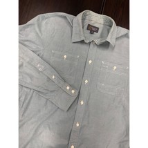 Wallin Bros Mens Button Down Shirt Light Blue Long Sleeve Pocket Casual - $29.99