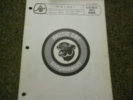 1974 Arctic Cat Lynx I Illustré Service Parties Catalogue Manuel Usine OEM - $24.95