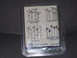 Stampin Up Rubber Stamps Simple Somethings New - £18.84 GBP