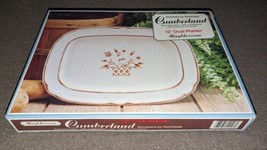 Mayblossom Platter Oval 12.75&quot; W  Cumberland Hearthside Stoneware - $37.61