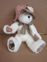 NOS Boyds Bears Olivia Sue Paisley 918183SM Plush Bear Hat Bow B79 G - £50.47 GBP