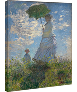 Mothers Day Gifts for Mom Women Her, Woman with a Parasol Madame Monet and Her S - $25.17