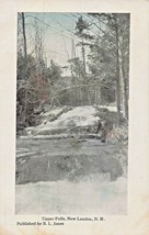 New London New Hampshire~Upper Falls~B L Jones Swallow Postcard - £4.73 GBP