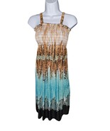 Carnival FashionSize XS Teal Brown Short Mini Dress Sleeveless - €10,06 EUR