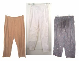 Denim &amp; Co Capri Pants &amp; Long Pants Size M - 2X Cotton Blend &amp; Rayon Blend  - £19.63 GBP