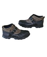 Polo Ralph Lauren Mens 10.5D Dover III Duck Boots Black Leather Lace Up ... - $52.11 CAD