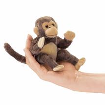 Folkmanis Mini Monkey Finger Puppet , Brown - £14.83 GBP