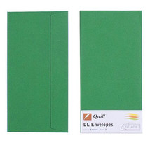 Quill Envelope 25pk 80gsm (DL) - Emerald - £27.60 GBP