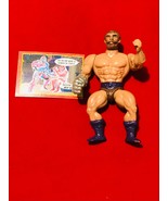 Vintage Warrior Fisto! (MOTU) 1983 He-man HTF Action Figure and Trading Card! - $11.99