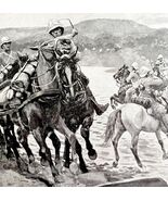 Battle Of The Tugela Boer War 1902 Half Tone Art Emerson History Print D... - €19,30 EUR