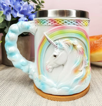 Ebros Rainbow Unicorn Coffee Mug 13oz Elixir Of Youth Sacred Unicorn Themed Mug - £20.03 GBP