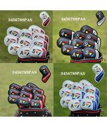Golf Iron 3-9-PAS Head Cover Taylormade Classic T Black White 10pc Set - $54.74 CAD