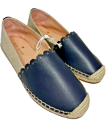 Kate Spade New York Gwendolyn Navy/Cream Espadrille Flat K24/155 size 5B... - $48.40
