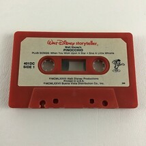 Disney Storyteller Cassette Tape Pinocchio The Three Little Pigs Vintage... - $286.20 MXN