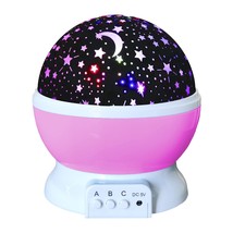 Girls Star Night Light Projector - Starry Night Light For Kids Baby Bedroom Lamp - £27.17 GBP