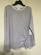 Time And Tru Top Women&#39;s  Stripped XL Long Sleeve - $11.29