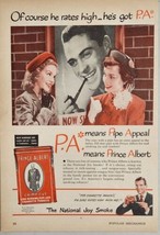 1949 Print Ad Prince Albert Tobacco Ladies Admire Man Smoking a Pipe - £12.59 GBP
