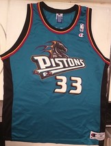 Pistons 33 Hill Jersey Size 48 - $74.61