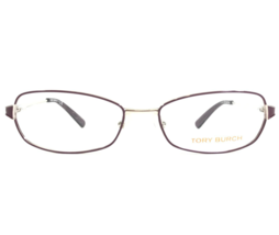 Tory Burch Eyeglasses Frames TY1024 340 Purple Silver Cat Eye Wire Rim 52-16-135 - £33.38 GBP