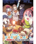 Yuru Camp Season 1-3(1-37End+Movie) ANIME DVD ENGLISH DUBBED SHIP FROM USA - $38.09 CAD