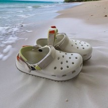 Women&#39;s Crocs Classic Hiker Clog Shoes White Size 9 M7 W9 - £21.82 GBP
